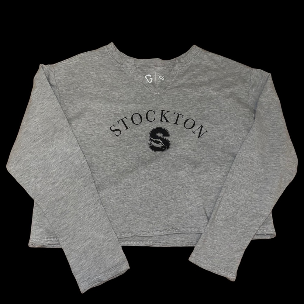 Stockton Cropped Long Sleeve Tee